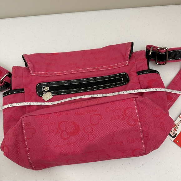 Pink Betty Boop Rhinestone Messenger Bag - Picture 11 of 16